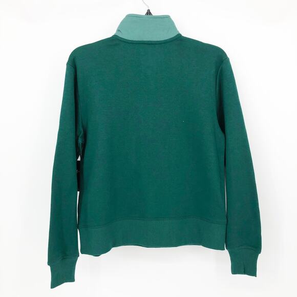 IDEOLOGY Women's Sweatshirt XS Green Crushed Mint Colorblocked Quarter-zip NWT - Picture 6 of 10